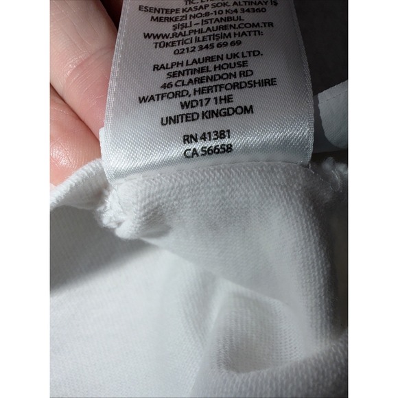 polo Ralph Lauren sport t shirt mens 4XLT white center logo classic short sleeve - Picture 8 of 9